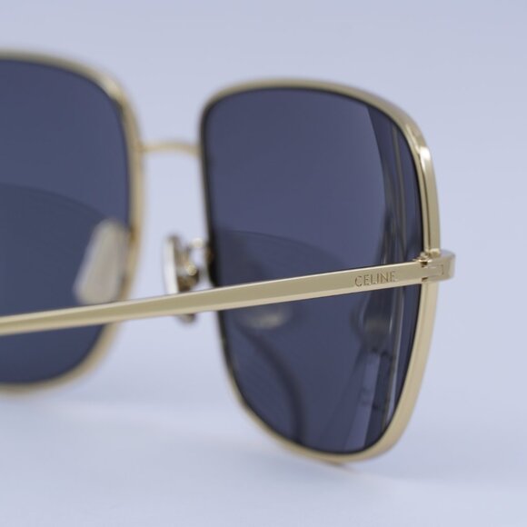 Celine CL40284U 30A Square Sunglasses – Endura Gold/Smoke - Picture 10 of 11